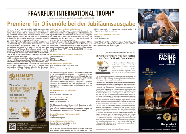 Medaillengewinner 2026 in der Frankfurter Allgemeinen Sonntagszeitung